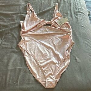 Good American one piece swim suit XXL pink